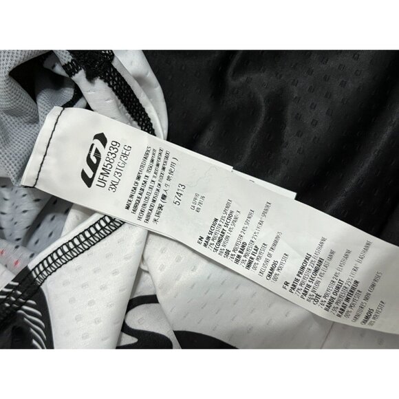 LOUIS GARNEAU Mens Cycling Bib Padded Shorts Jersey Size 3XL Delfino Skin NEW - Picture 7 of 9